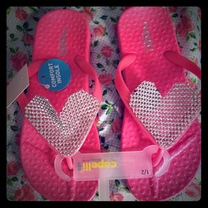 NWT Capelli Pink🎀 girls sandals size 12